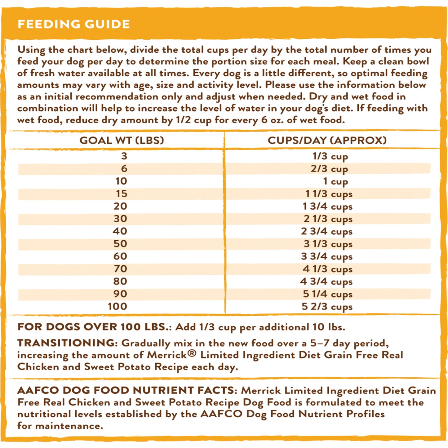 Merrick Limited Ingredient Diet Grain Free Real Chicken & Sweet Potato Recipe Dry Dog Food