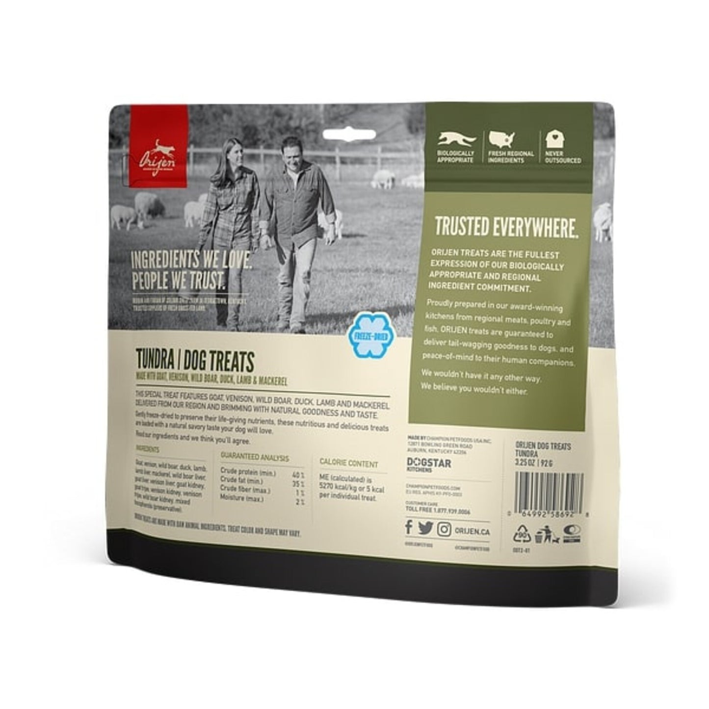 ORIJEN Freeze Dried Tundra Dog Treats