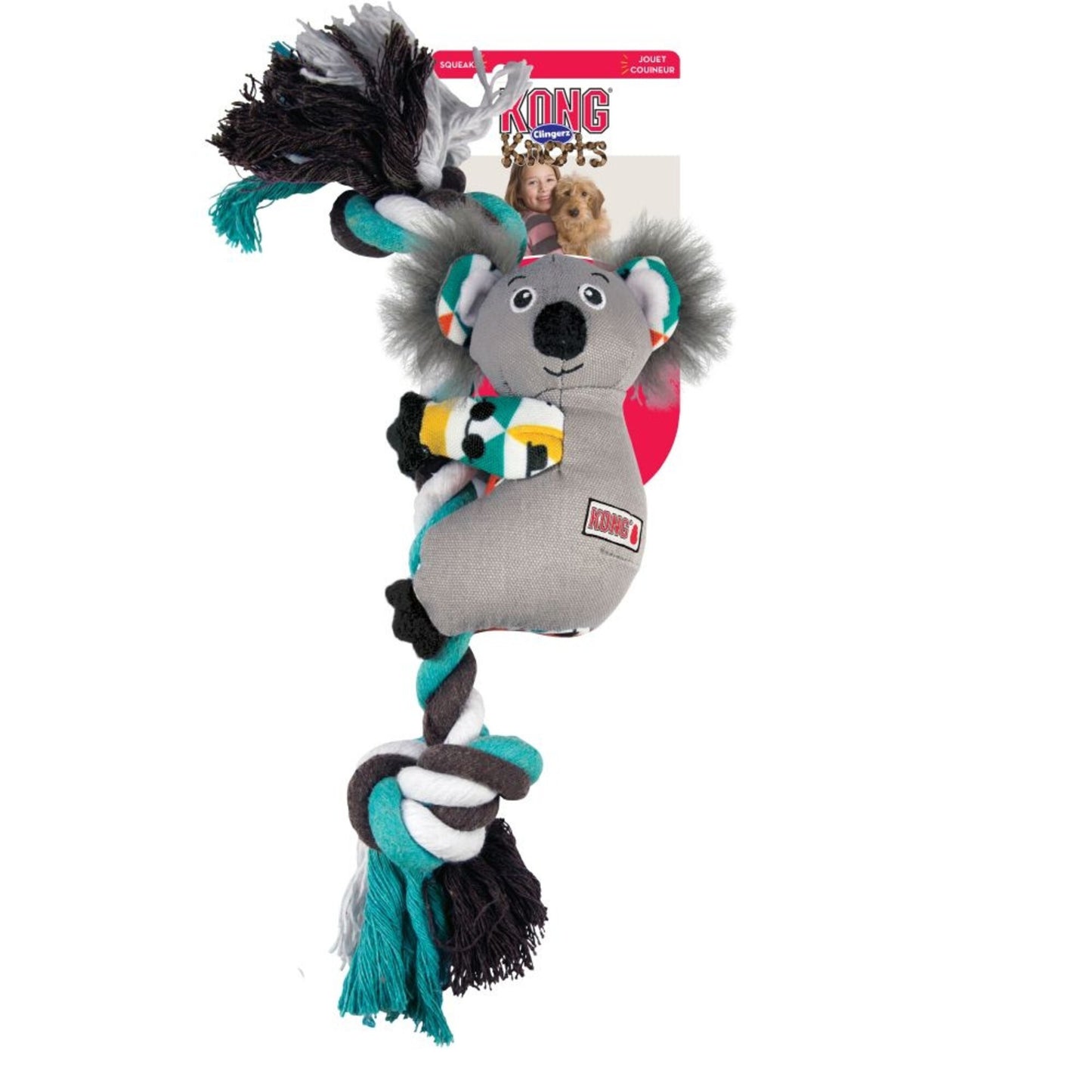 KONG Knots Clingerz Koala Dog Toy