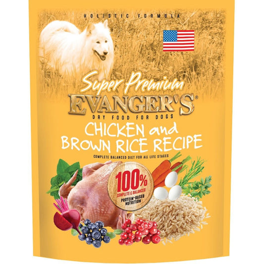 Evangers Super Premium Chicken with Brown Rice Dry Dog Food