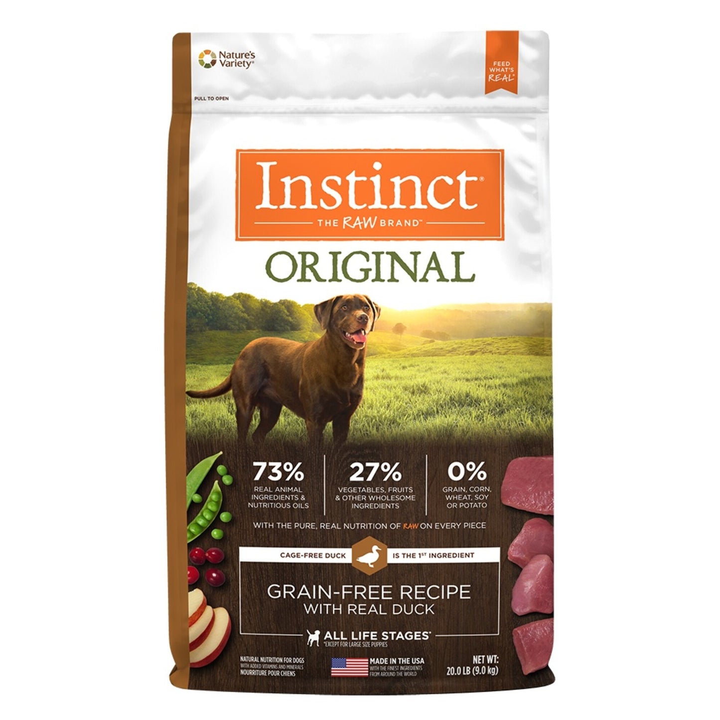 Instinct Original Grain Free Recipe with Real Duck Natural Dry Dog Food