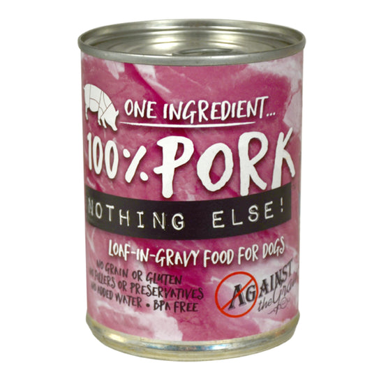 Against the Grain Nothing Else Grain Free One Ingredient 100% Pork Canned Dog Food