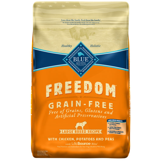 Blue Buffalo Freedom Grain Free Chicken Recipe Large Breed Adult Dry Dog Food
