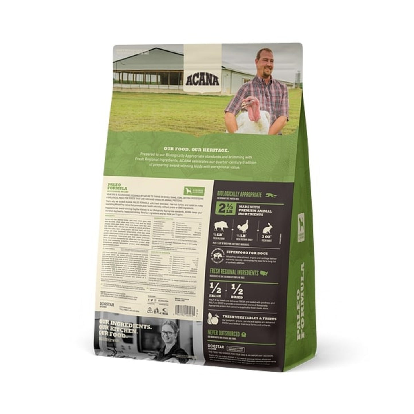 ACANA Paleo Formula Grain Free Dry Dog Food