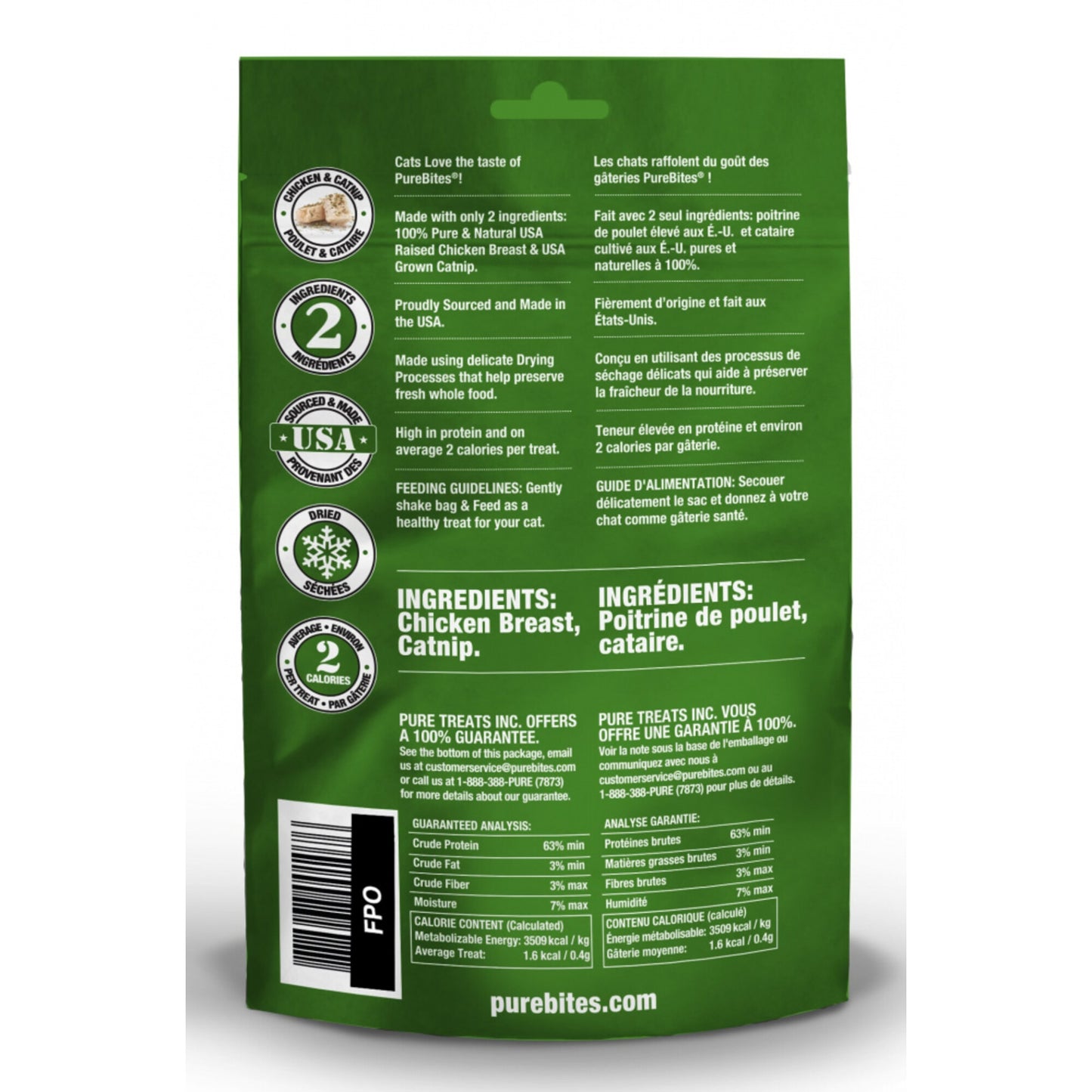 PureBites Chicken Breast & Catnip Freeze Dried Cat Treats