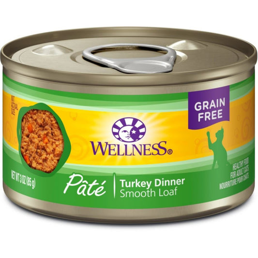 Wellness Complete Health Natural Grain Free Turkey Pate Wet Canned Cat Food