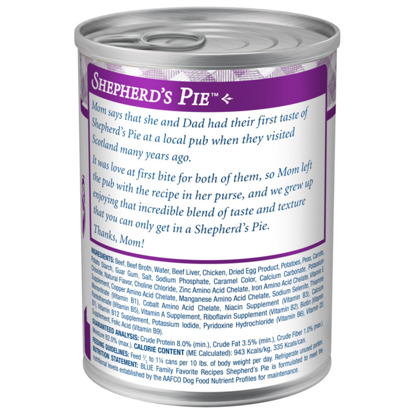 Blue Buffalo Family Favorites Shepherd's Pie Canned Dog Food