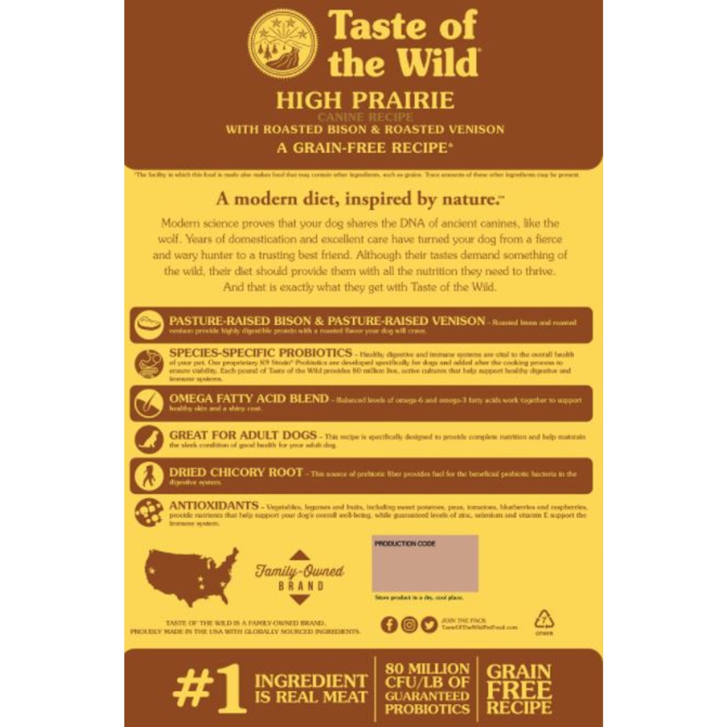 Taste Of The Wild High Prairie Dry Dog Food