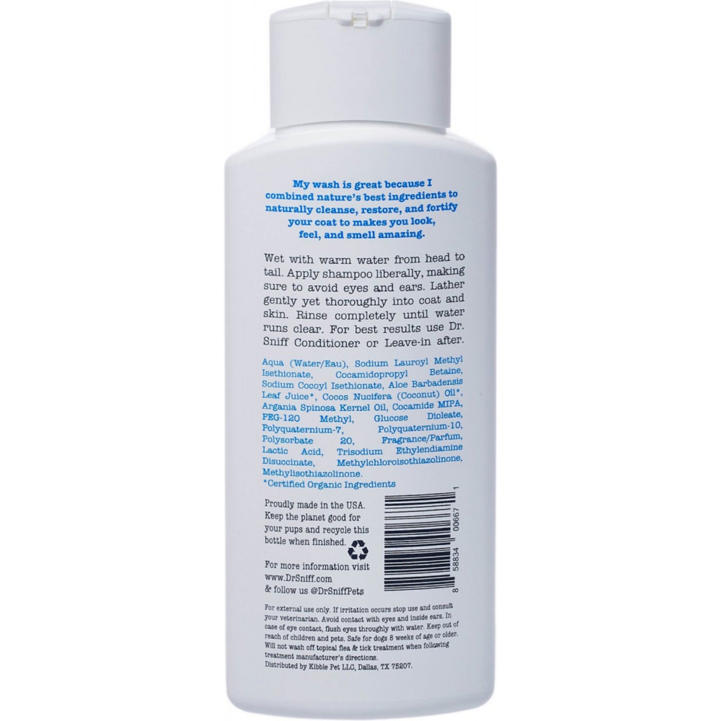 Dr. Sniff Clean As A Whistle SulfateFree Pet Shampoo
