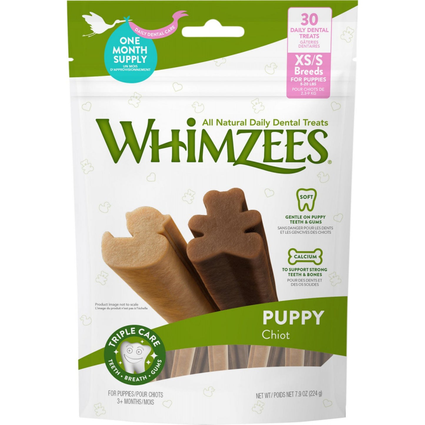 Whimzees Puppy Dental Chew Dog Treats