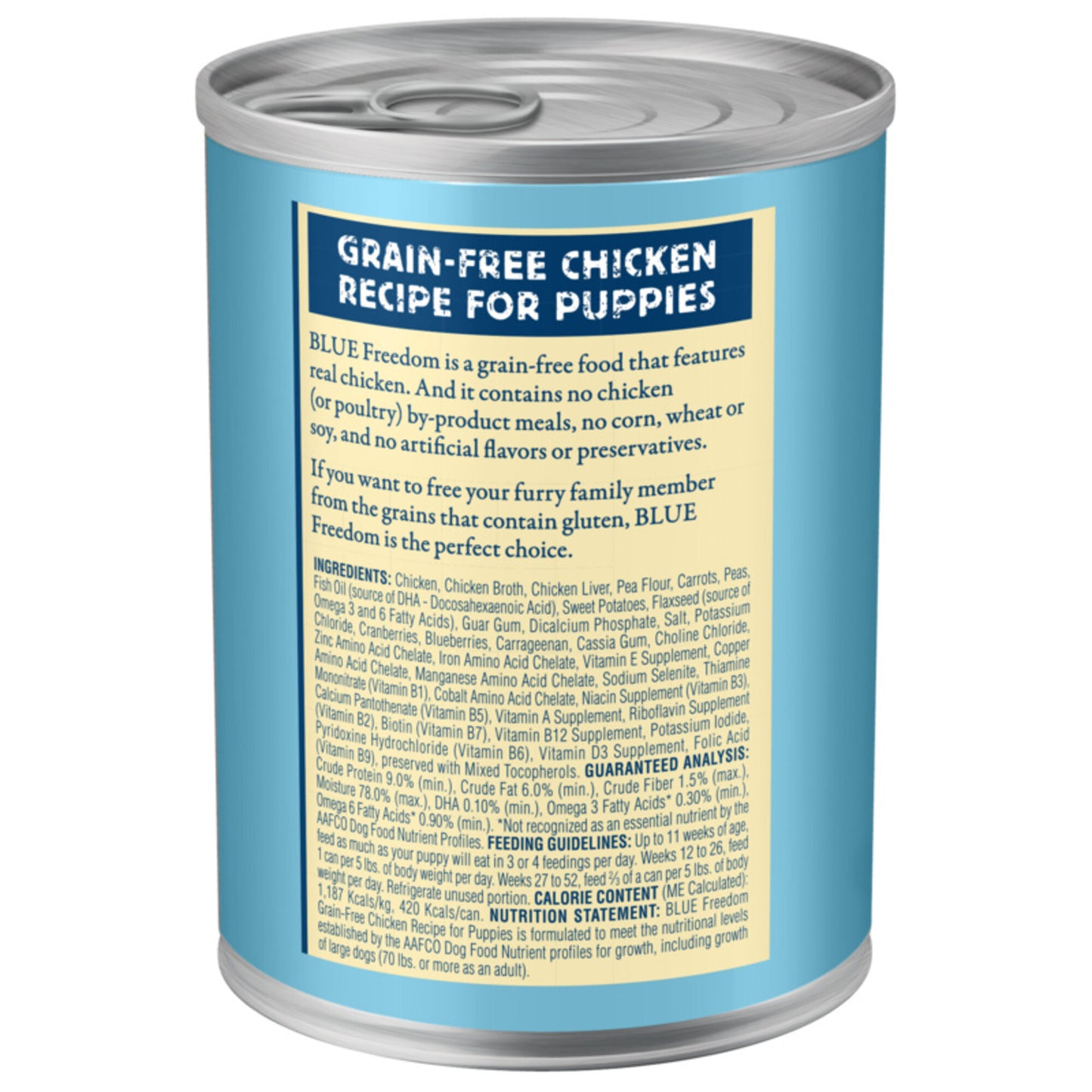 Blue Buffalo Freedom Grain Free Chicken Recipe Puppy Canned Dog Food