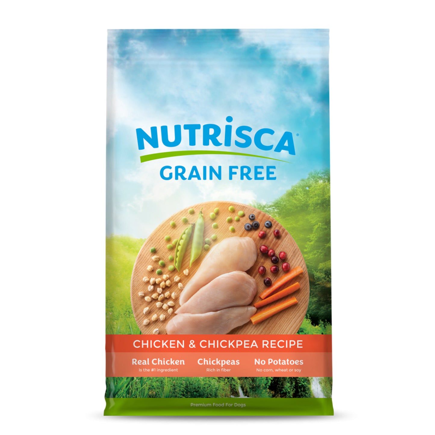 NUTRISCA Grain Free Chicken and Chickpea Recipe Dry Dog Food