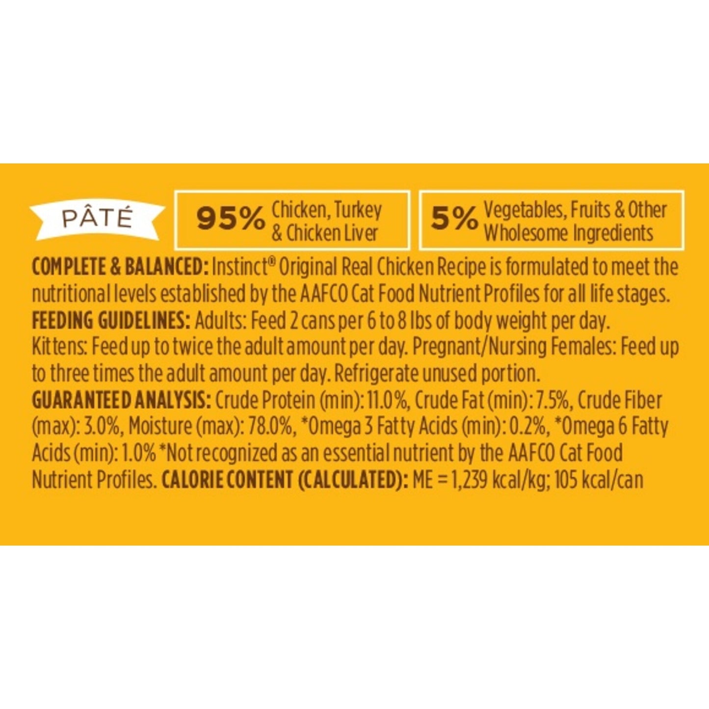 Instinct Grain-Free Chicken Formula Canned Cat Food