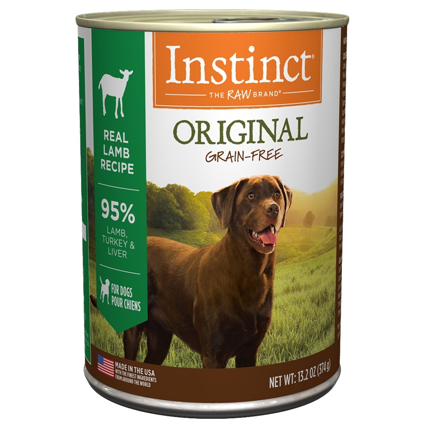 Nature's Variety Instinct Grain-Free Lamb Formula Canned Dog Food