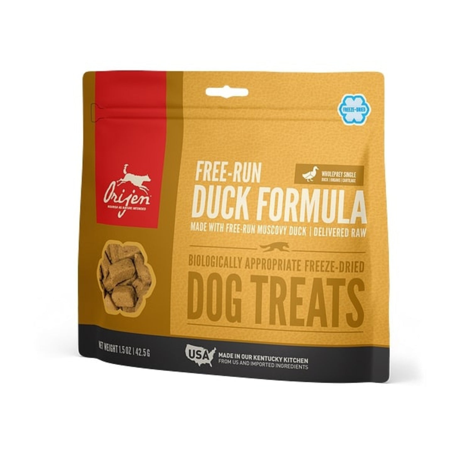 ORIJEN Freeze Dried Free Run Duck Dog Treats