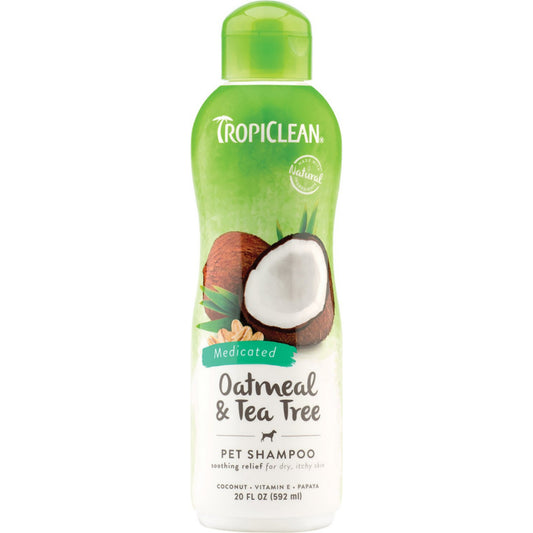 Tropiclean Oatmeal & Tea Tree Pet Shampoo