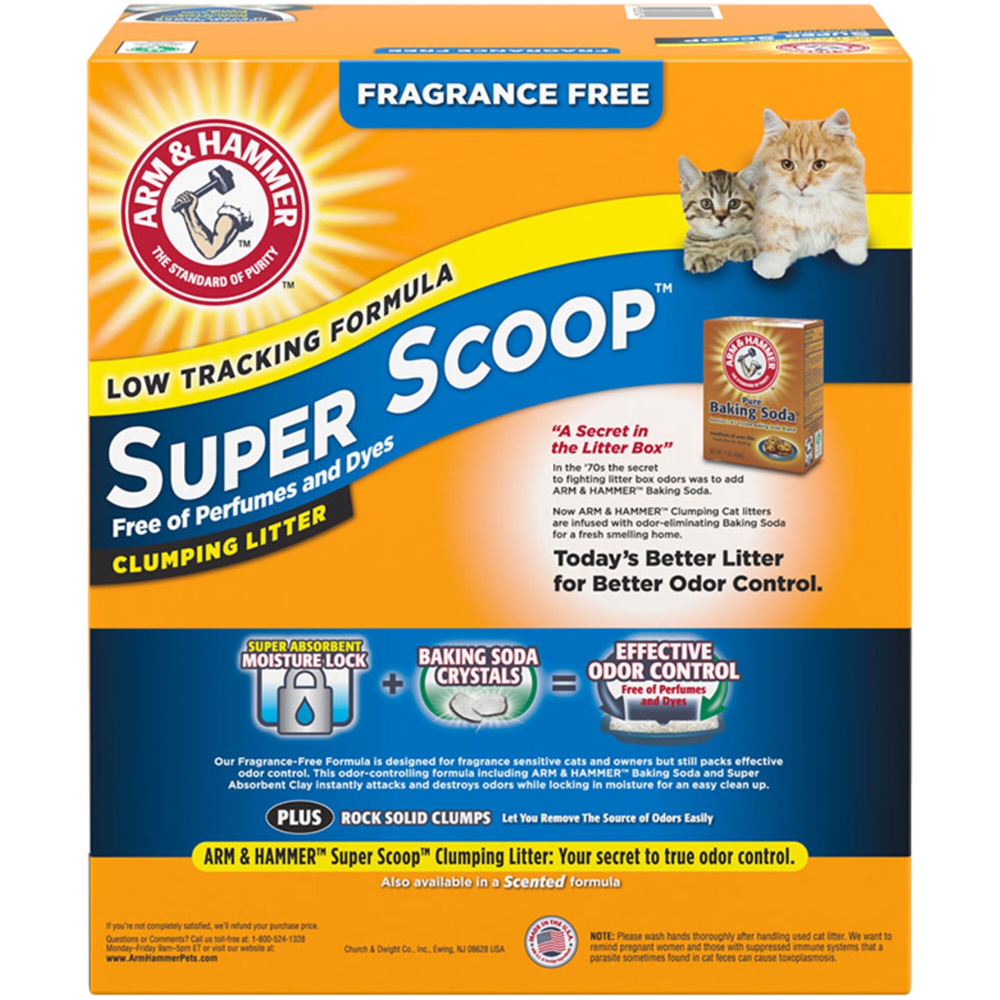 Arm & Hammer Super Scoop Unscented Clumping Litter