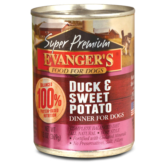Evangers Super Premium Duck and Sweet Potato Canned Dog Food