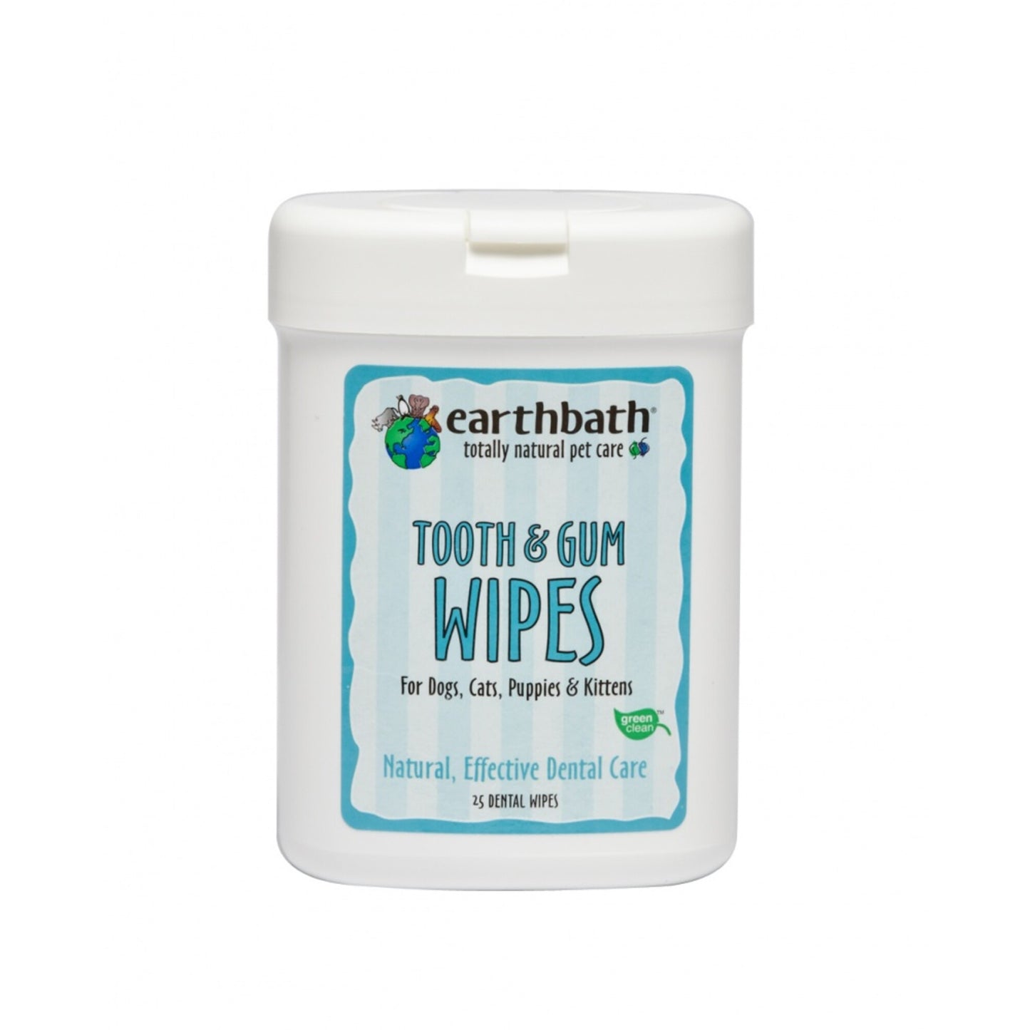 Earthbath Tooth and Gum Wipes for Dogs and Cats