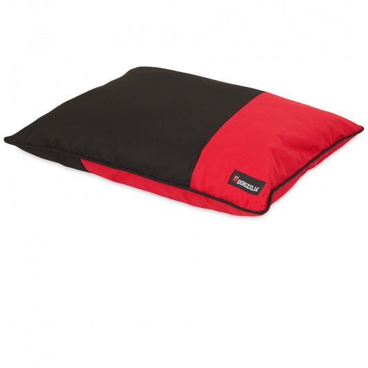 Petmate Dogzilla Pillow Dog Bed Red/Black