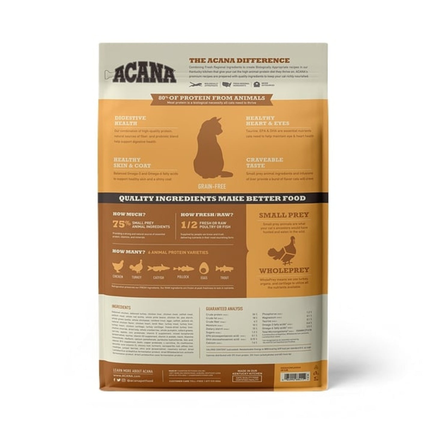 ACANA Meadowlands Freeze Dried Coated Grain Free Dry Cat Food