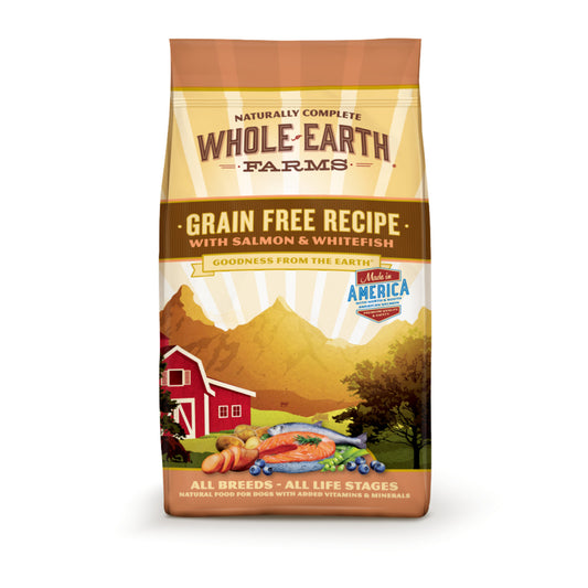 Whole Earth Farms Grain Free Recipe Salmon and Whitefish Dry Dog Food