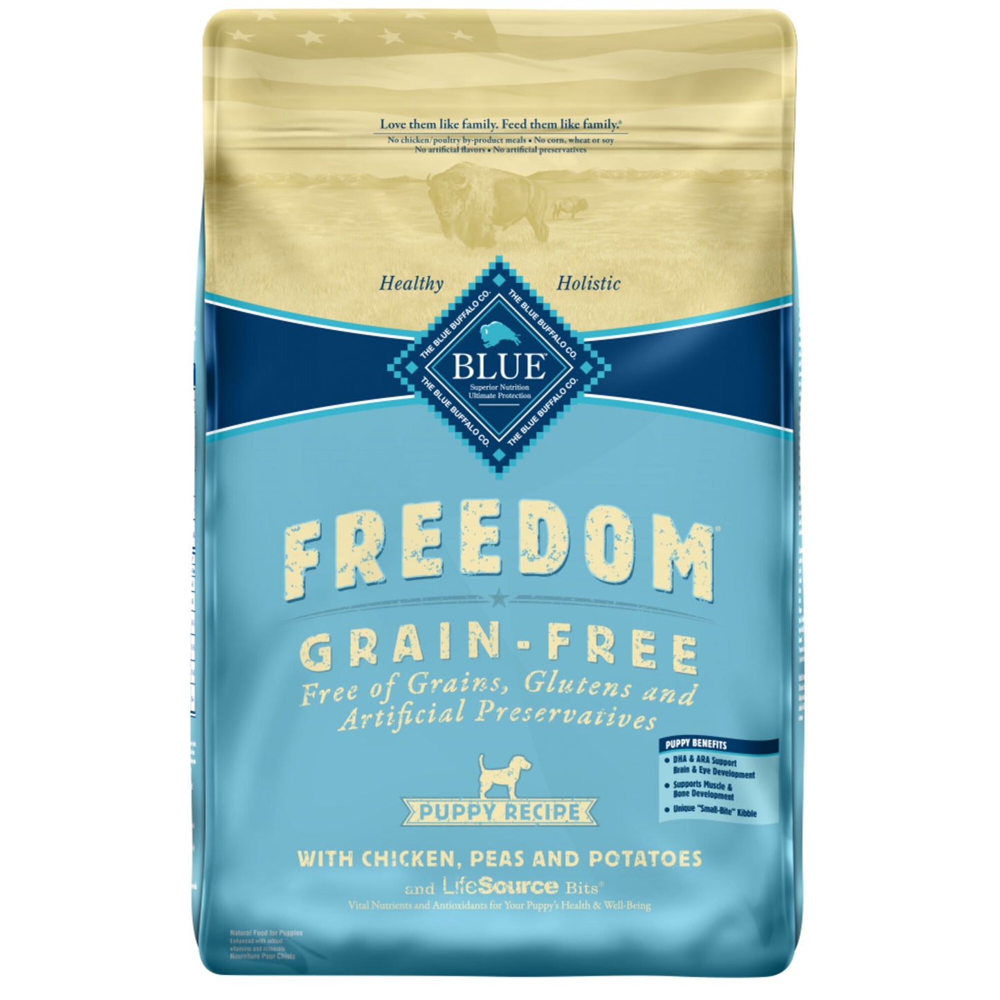 Blue Buffalo Freedom Grain Free Chicken Recipe Puppy Dry Dog Food