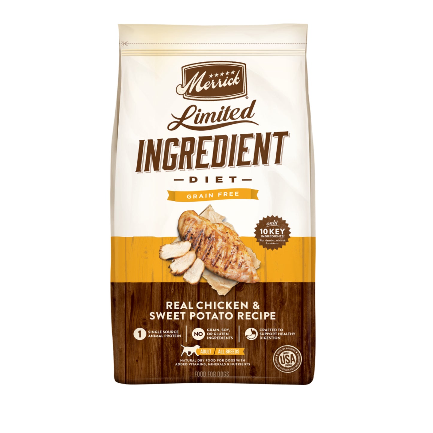 Merrick Limited Ingredient Diet Grain Free Real Chicken & Sweet Potato Recipe Dry Dog Food