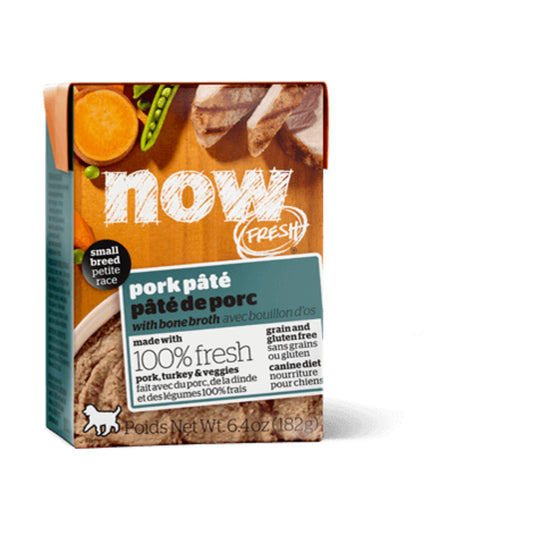 Petcurean NOW! Fresh Grain Free Small Breed Pork Pate Wet Dog Food