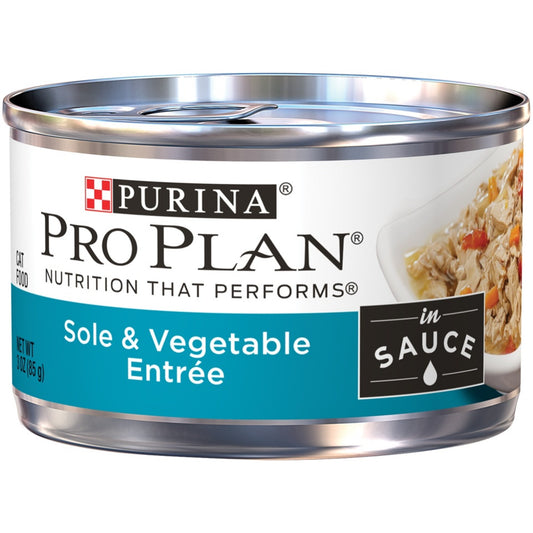 Purina Pro Plan Savor Adult Sole & Vegetables in Sauce Entree Canned Cat Food