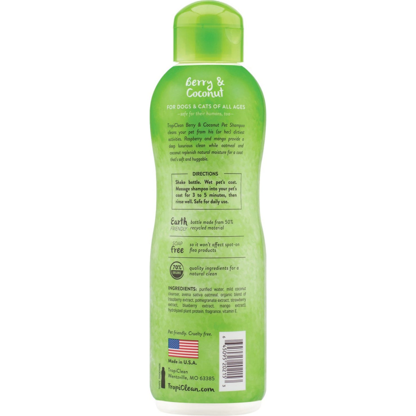 Tropiclean Deep Cleaning Pet Shampoo