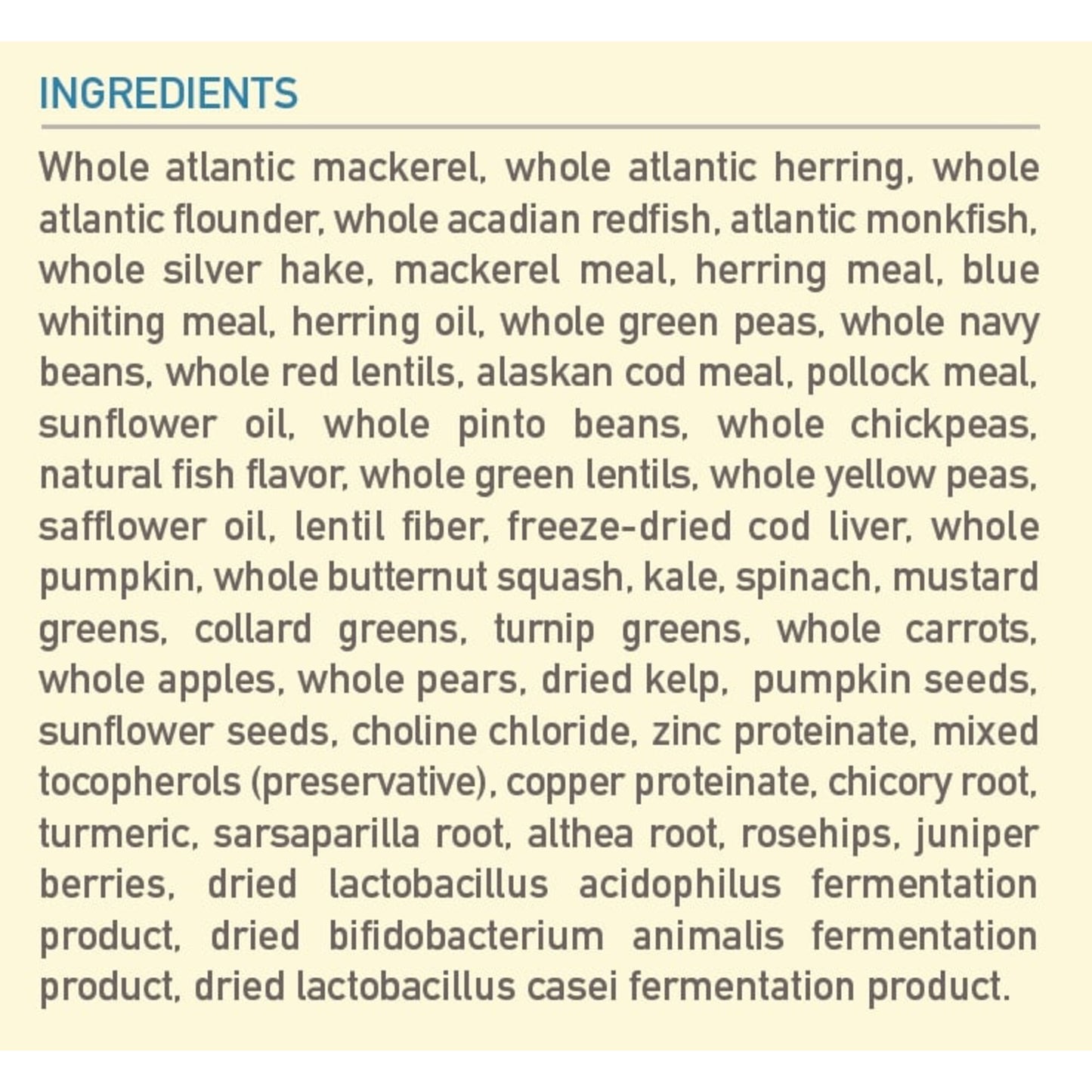 ORIJEN Grain Free Six Fish Dry Cat Food