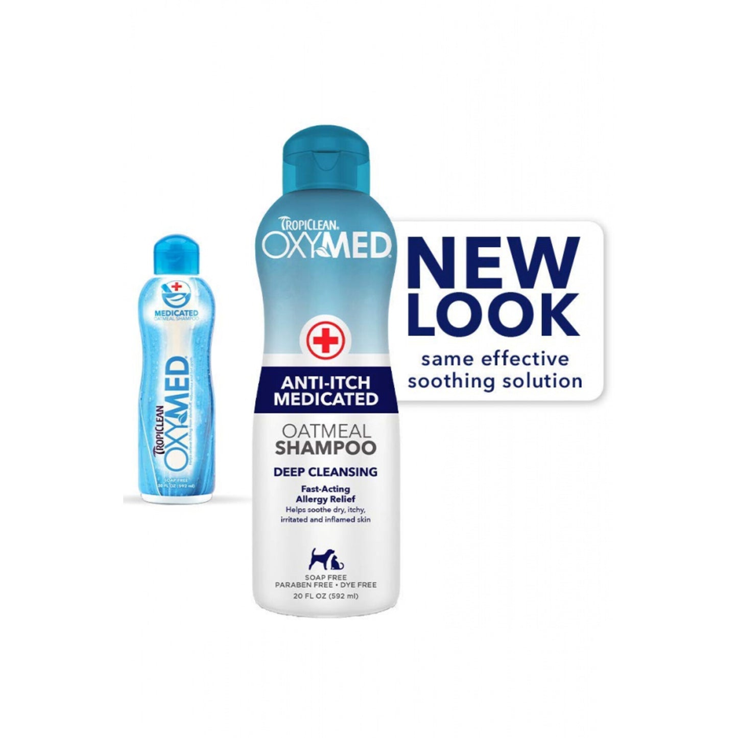 Tropiclean OXYMED Medicated Oatmeal Pet Shampoo