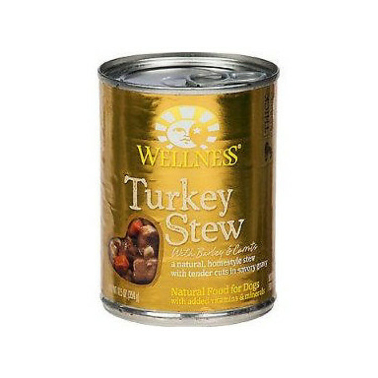 Wellness Natural Turkey Stew with Barley and Carrots Wet Canned Dog Food
