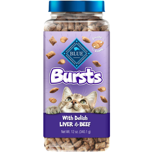 Blue Buffalo Bursts Filled Chicken Liver & Beef Cat Treats