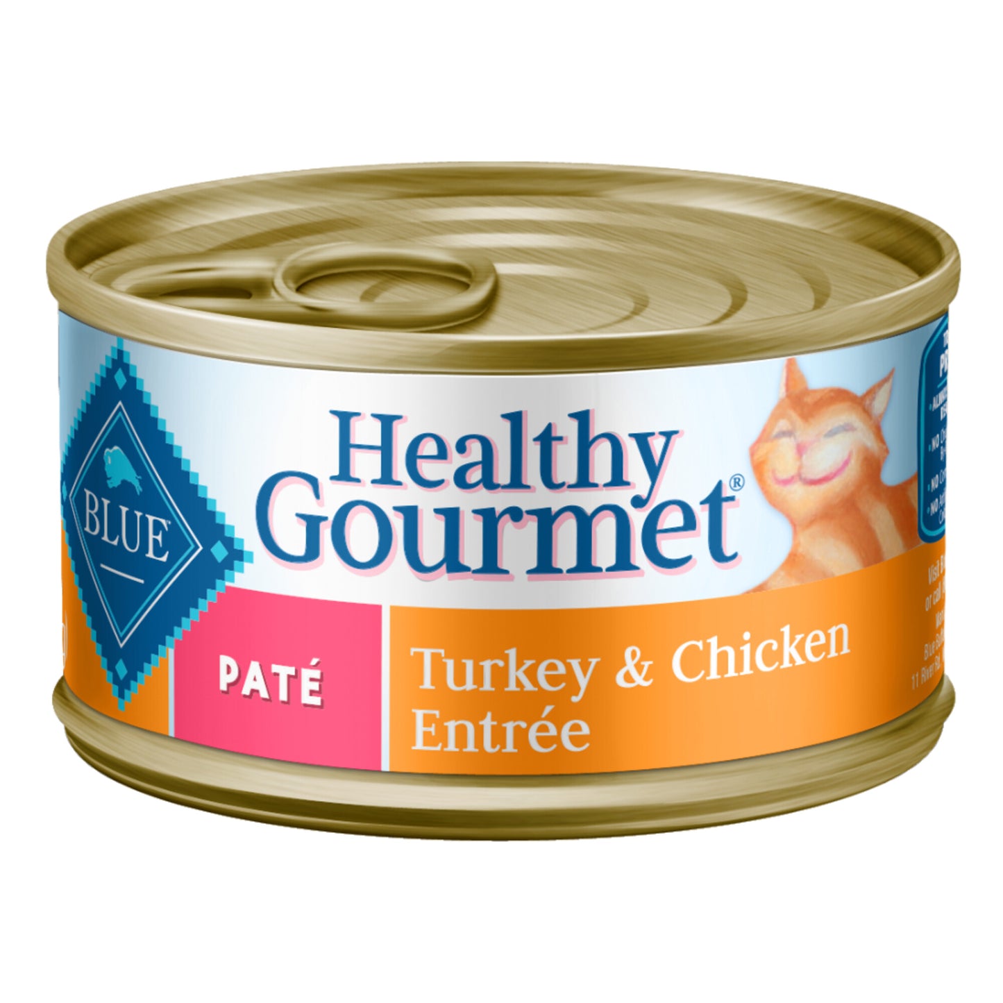 Blue Buffalo Healthy Gourmet Adult Turkey and Chicken Entree Canned Cat Food