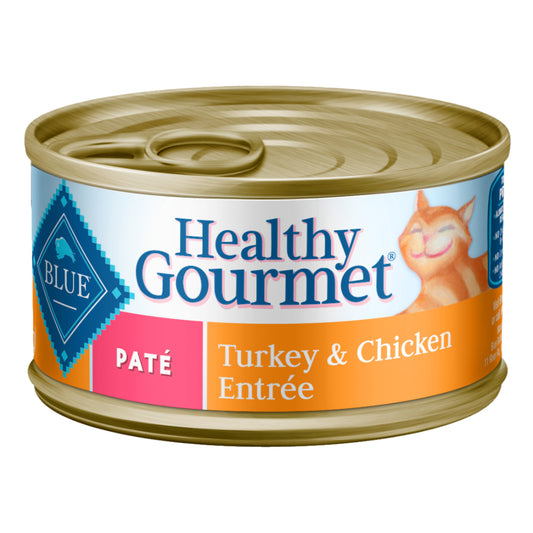 Blue Buffalo Healthy Gourmet Adult Turkey and Chicken Entree Canned Cat Food