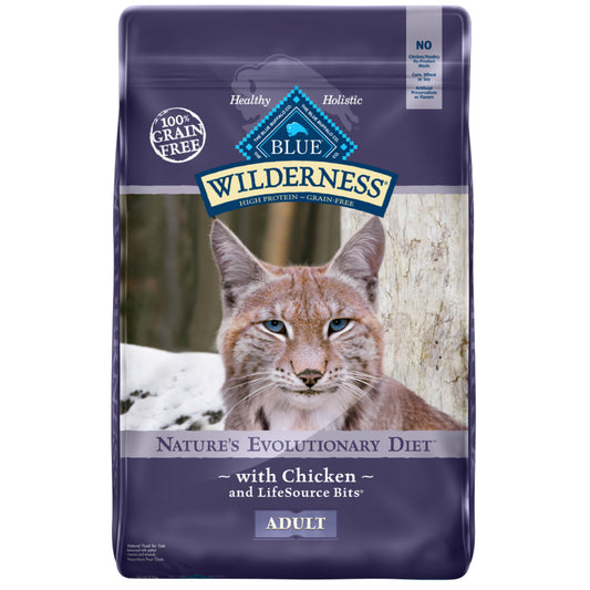 Blue Buffalo Wilderness Grain Free Chicken Recipe Dry Cat Food