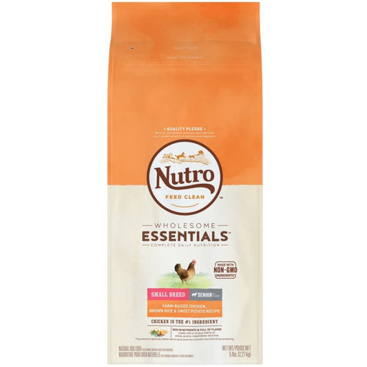 Nutro Wholesome Essentials Small Breed Senior Chicken, Whole Brown Rice and Sweet Potato Dry Dog Food