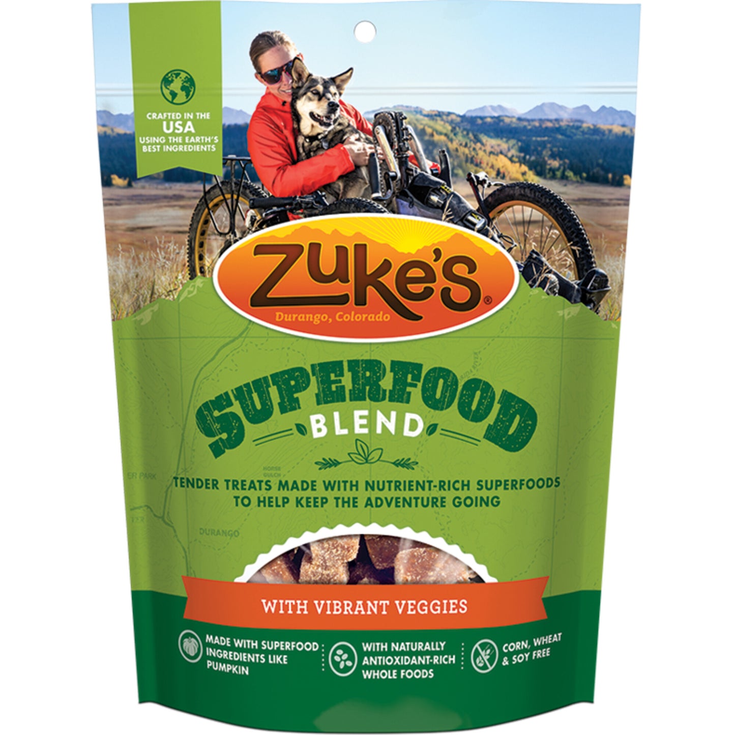Zukes SuperFood Blend with Vibrant Veggies Dog Treats