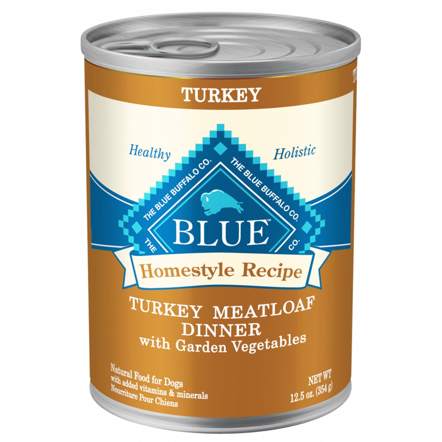 Blue Buffalo Homestyle Recipe Turkey Meatloaf Dinner With Carrots And Sweet Potatoes Canned Dog Food