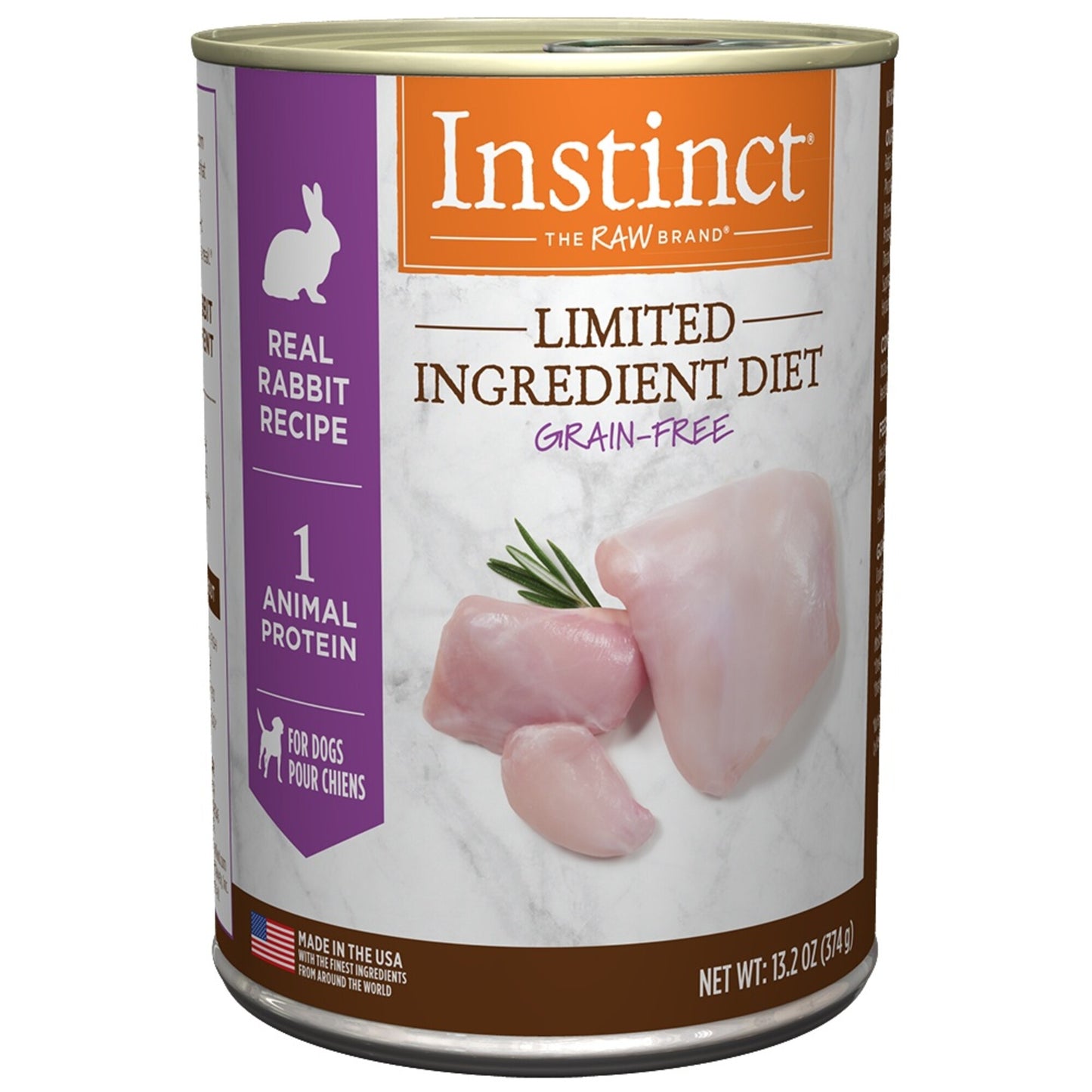 Instinct Grain Free LID Rabbit Canned Dog Food