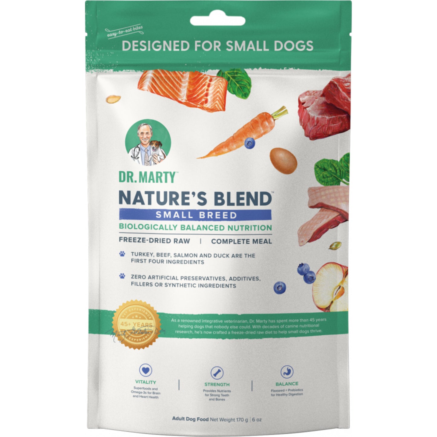 Dr. Marty Nature's Blend Small Breed Freeze Dried Raw Dog Food