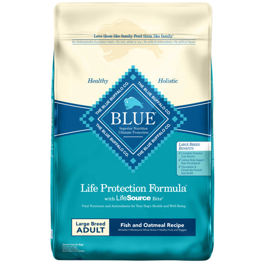 Blue Buffalo Life Protection Natural Fish & Oatmeal Recipe Large Breed Adult Dry Dog Food