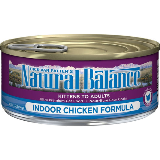 Natural Balance Indoor Chicken Formula Canned Cat Food