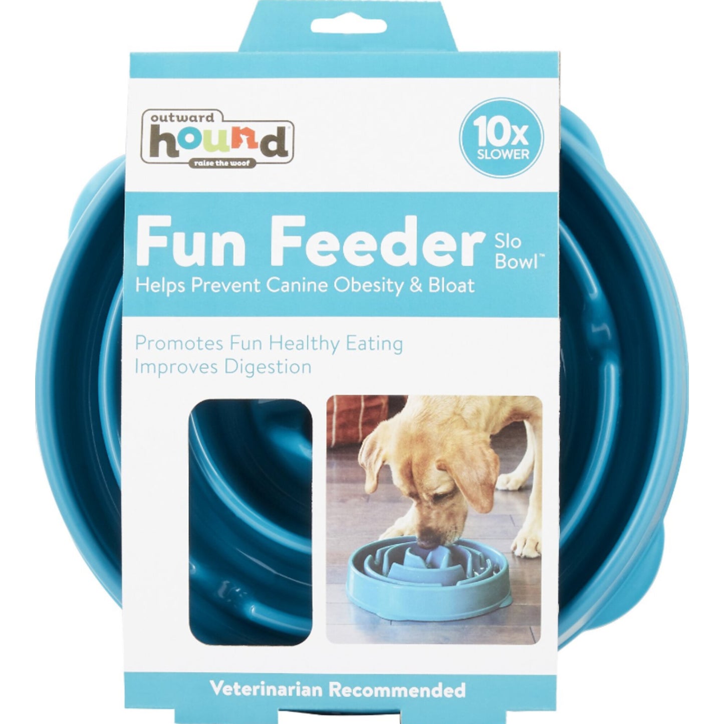 Outward Hound Dog Games Slo Bowl Slow Feeders Drop Design Dog Bowl