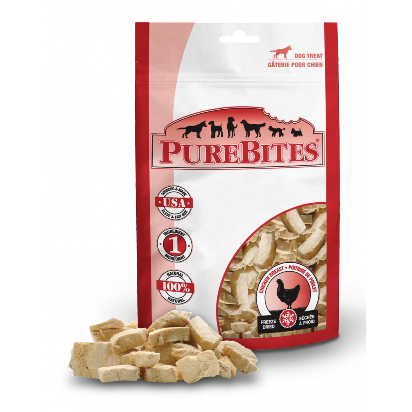 PureBites Chicken Breast Freeze Dried Dog Treats