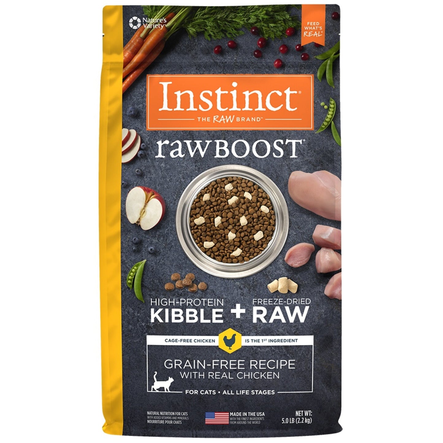 Instinct Raw Boost Grain Free Recipe with Real Chicken Natural Dry Cat Food