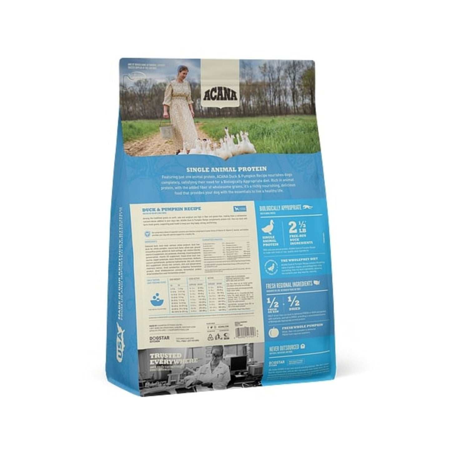 ACANA Singles + Wholesome Grains Limited Ingredient Diet Duck & Pumpkin Recipe Dry Dog Food