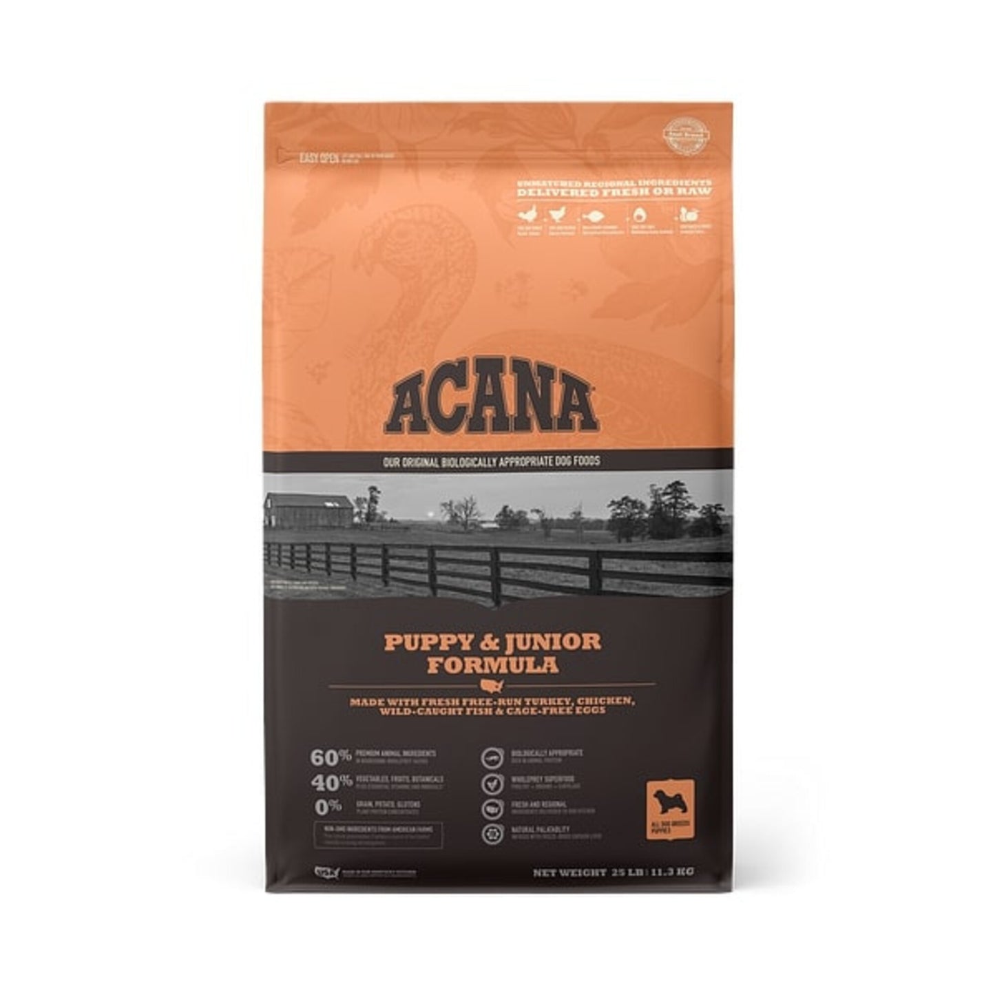 ACANA Puppy & Junior Formula Grain Free Dry Dog Food